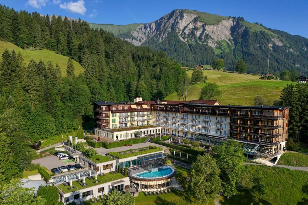 The Lenkerhof Hotel - an aerial view