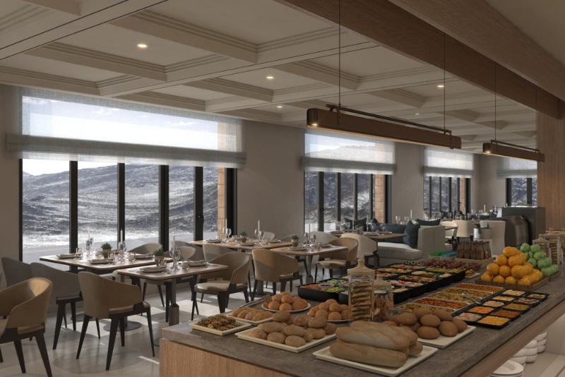 Restaurant of the Panorama Hotel, Braunwald