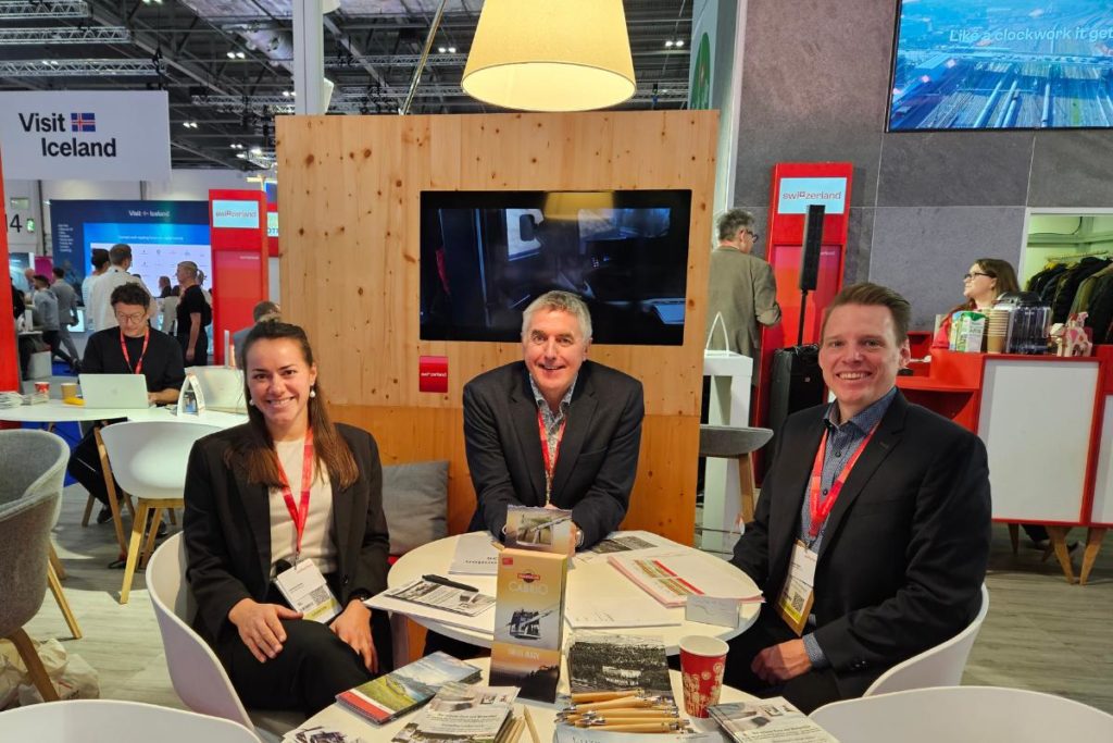 James Wilson of Swiss Tailor Made at World Travel Market 2025