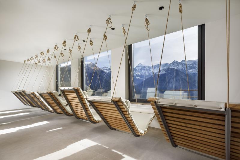 Spa overlooking mountains at thePanorama Hotel