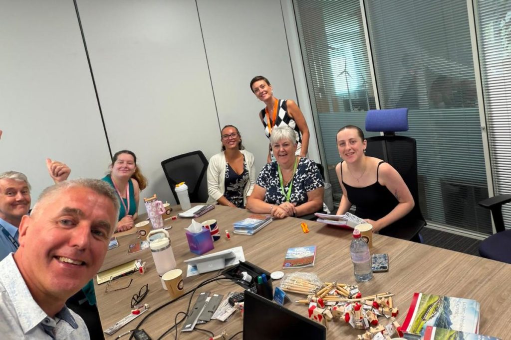 James Wilson at a meeting with a UK Tour Operator
