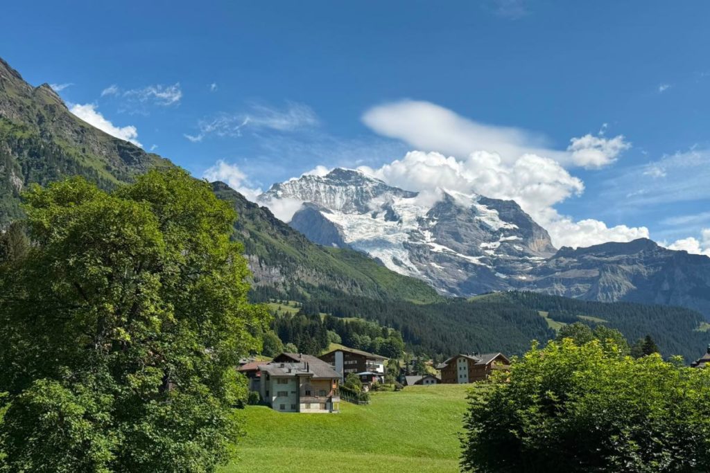 Glacier on the Jungfrau mountain, Switzerland