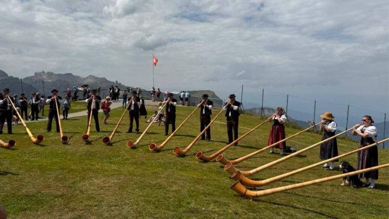 James Wilson and the Wengen Trychler Club