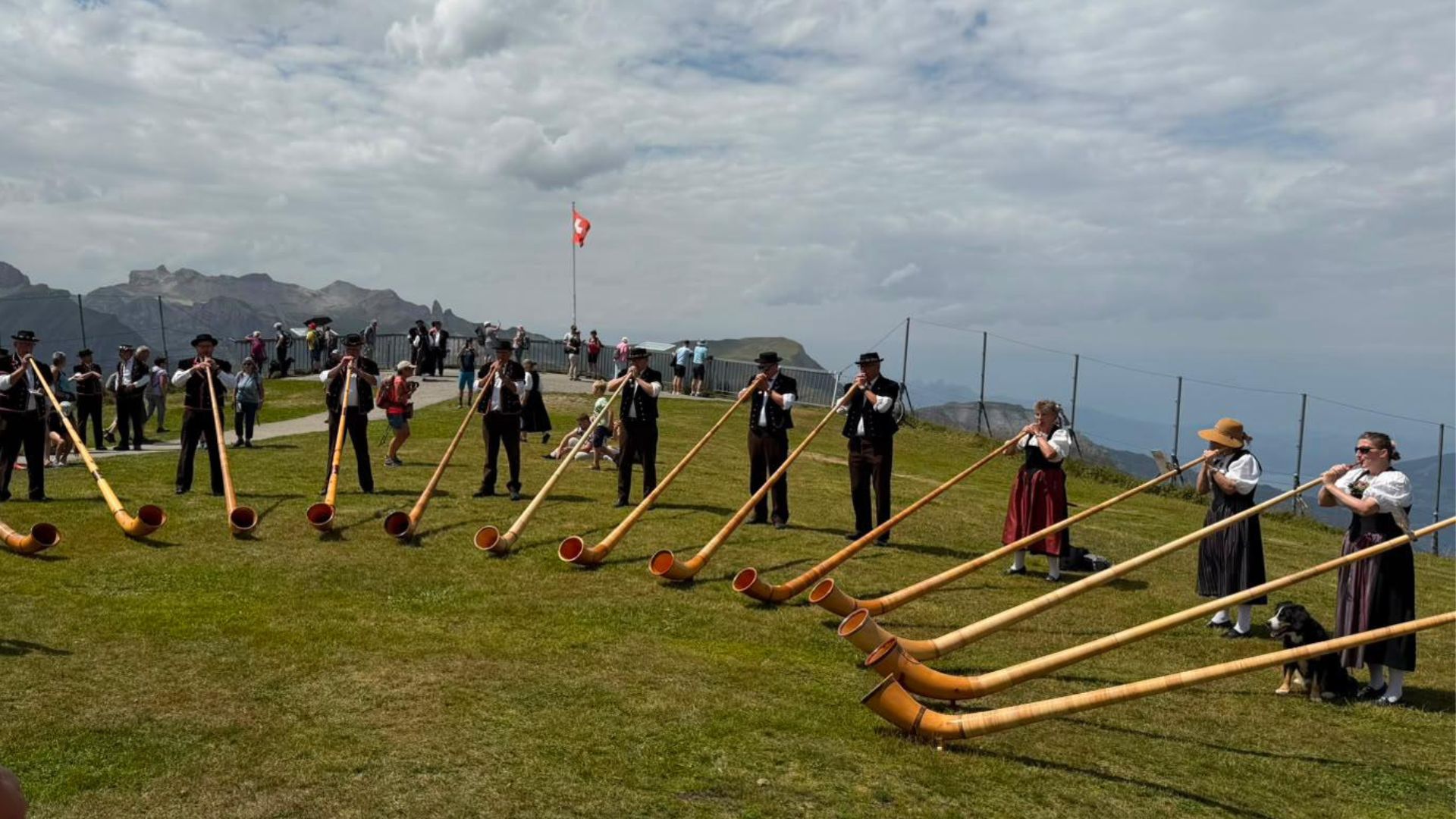 James Wilson and the Wengen Trychler Club